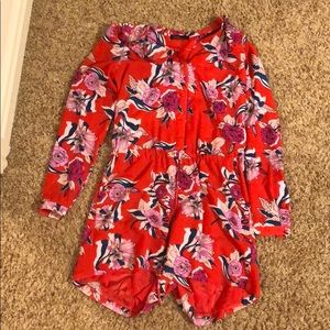 Dalia Printed Romper